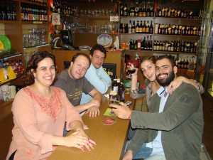 Gabi, Fernando, Osvaldo, Giovana e Rafael