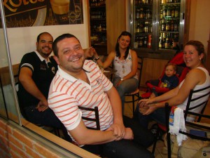 Fabrício, Marcelo, Angela, Vini e Joice.