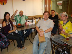 Mari, Gu, Olavinho, Gui e Mauro.