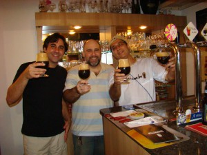 A felicidade dos bons cervejeiros!