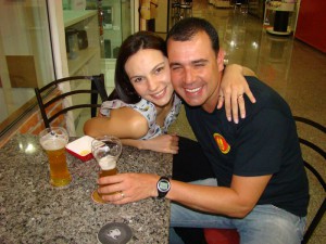 Carol e Rodrigo, nosso amigo BOMBEIRO!!
