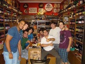 Aquinoel, Mineiro, Chelala, Thales, Leandro, Pedro, Sande e Gustavo.