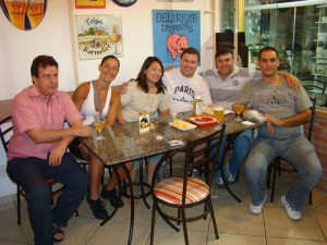 Osvaldo, Roseli, Elen, Rodrigo, Fábio e Marcelo.