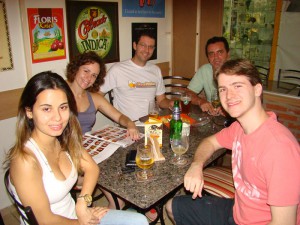 Lorena, Anna Regina, Daniel, Machado e Henrique.