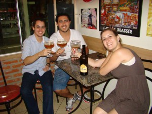 Degustaram uma La Trappe.