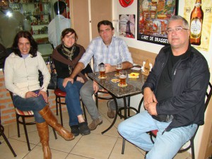 Rose e Paulo com o Valdir e a esposa.