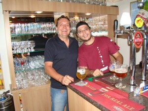 E olha quem apareceu: nosso amigo cervejeiro e marronzinho, Luis Teixeira!!
