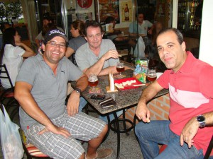 Lélis, Breda e Gustavo.