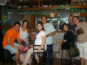 Rodolfo, Ana Paula, Lidi, Rodrigo, Giovana, Marcelo e Fábio.